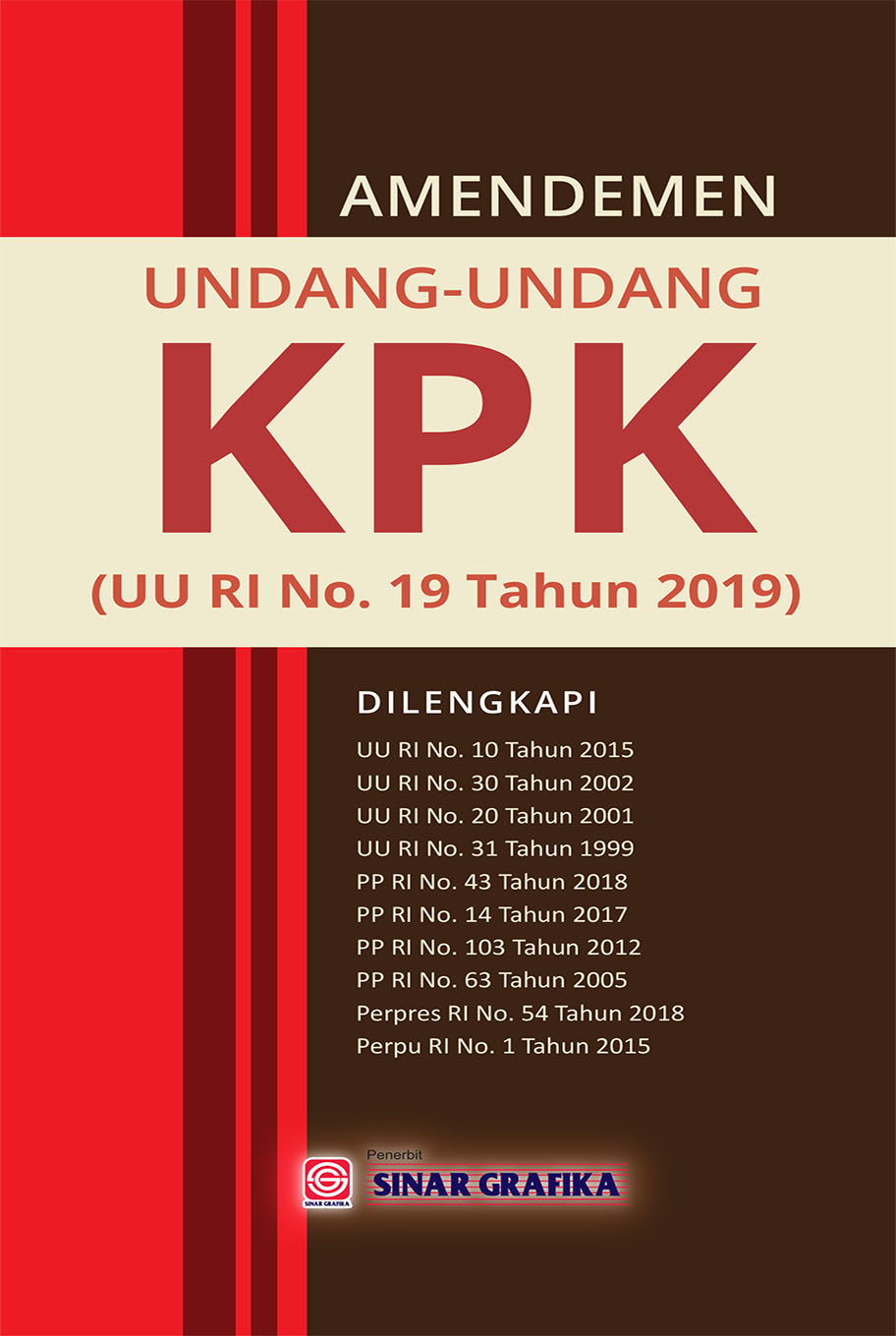 Amandemen UU KPK (UU RI No.19 Tahun 2019)